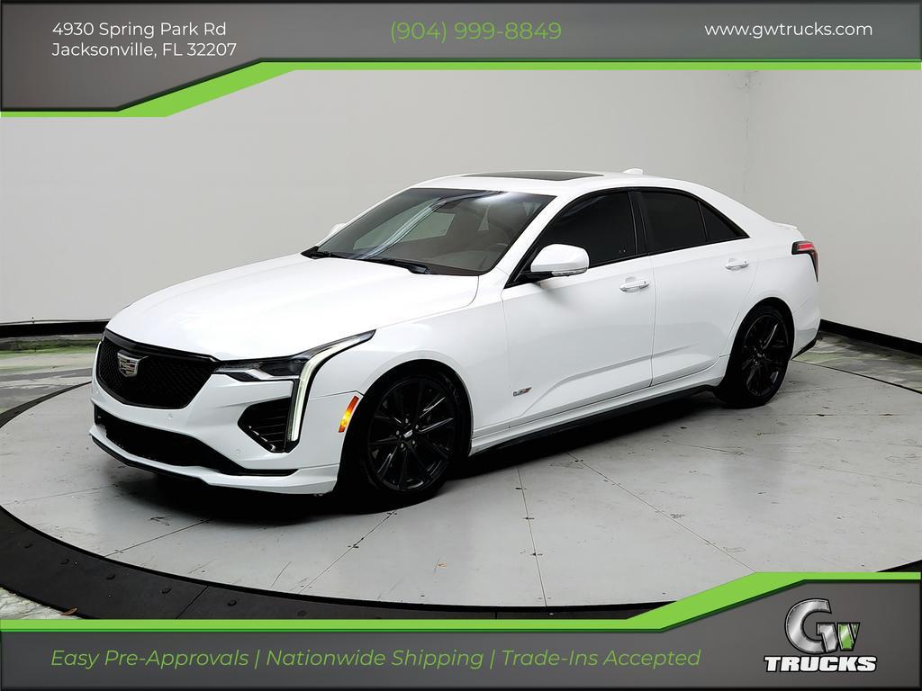 used 2022 Cadillac CT4-V car, priced at $32,345