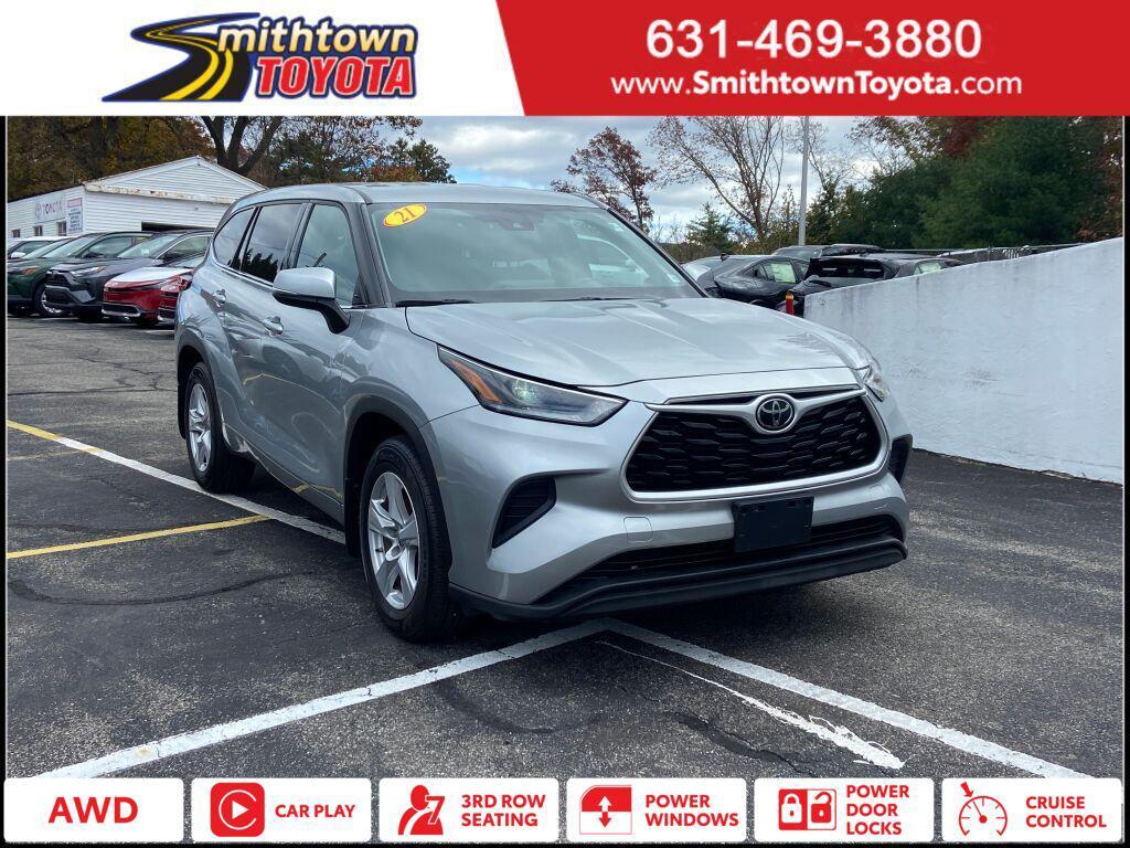 used 2021 Toyota Highlander car, priced at $22,991
