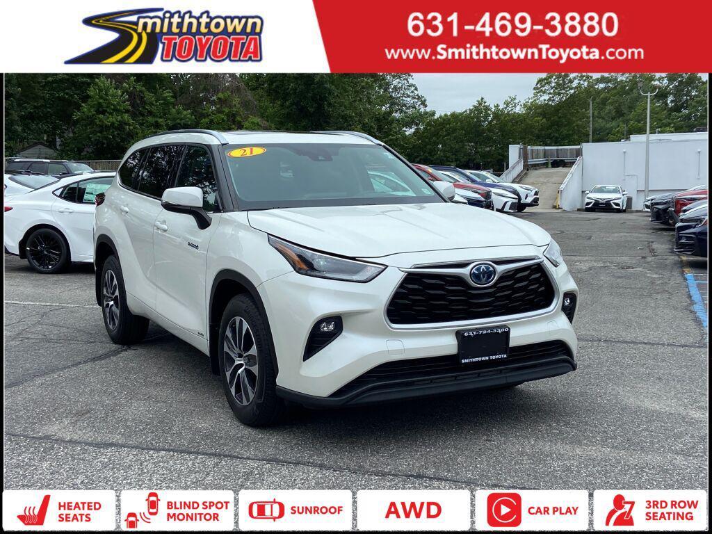 used 2021 Toyota Highlander Hybrid car, priced at $38,991
