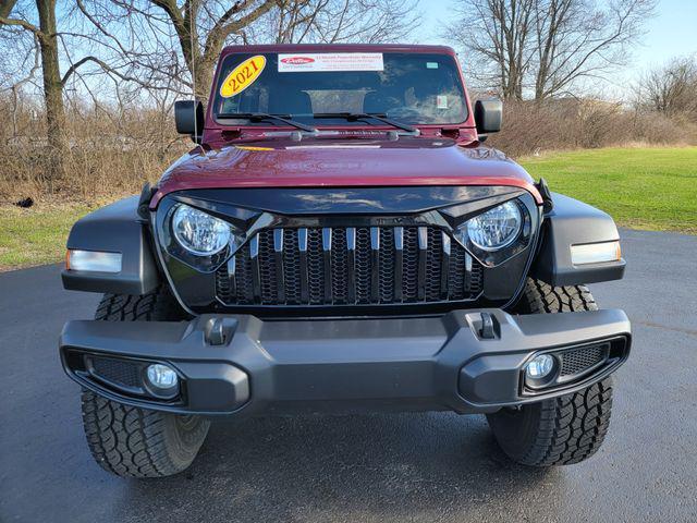 used 2021 Jeep Wrangler Unlimited car, priced at $23,876