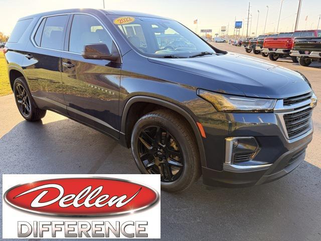 used 2022 Chevrolet Traverse car, priced at $25,938