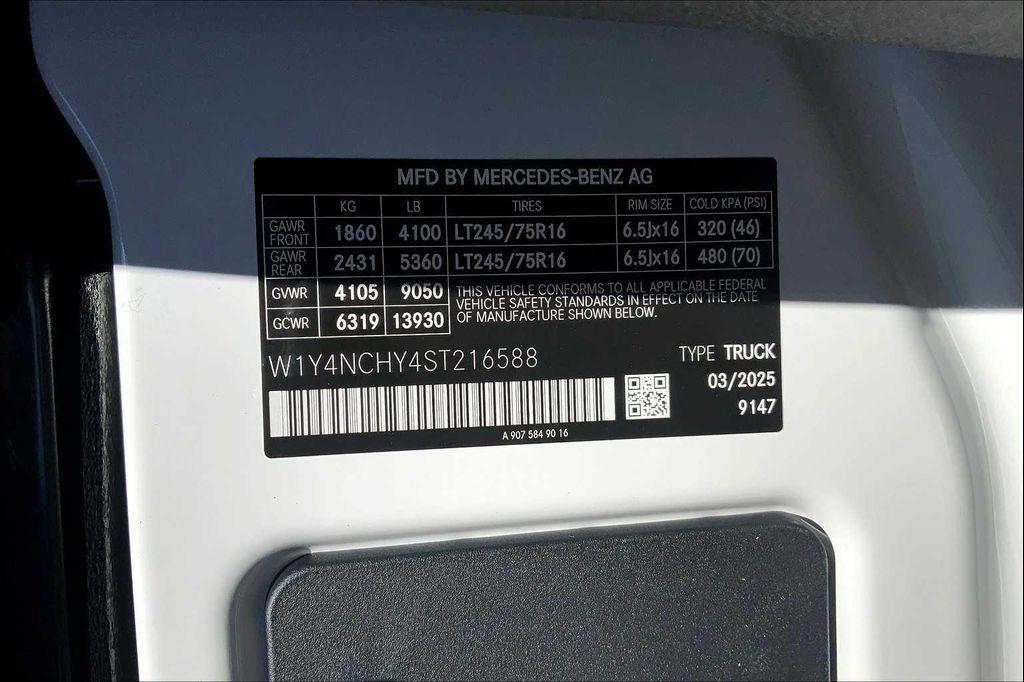 new 2025 Mercedes-Benz Sprinter 2500 car, priced at $70,432