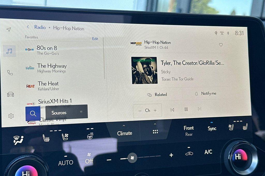 new 2026 Lexus TX 350 car, priced at $68,578
