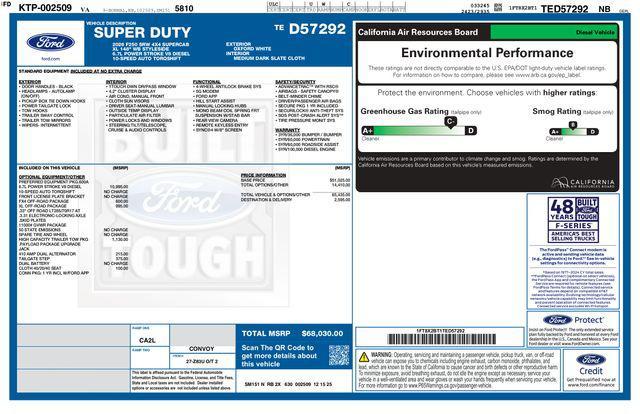 new 2026 Ford F-250 car, priced at $59,828