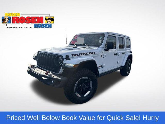 used 2021 Jeep Wrangler Unlimited car, priced at $30,877