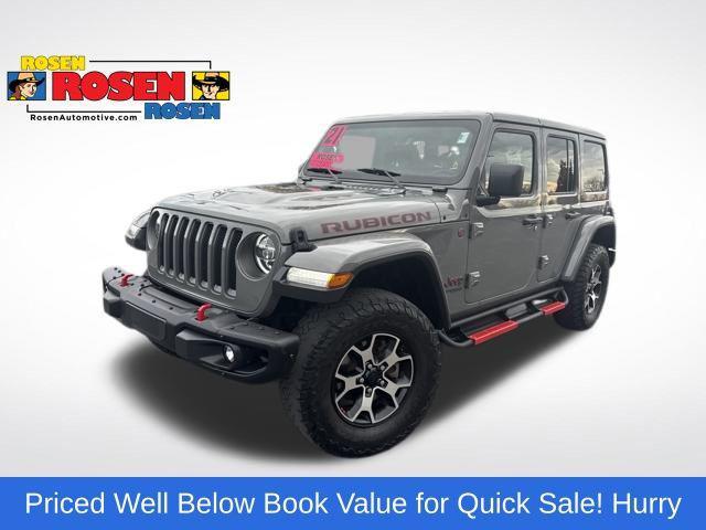 used 2021 Jeep Wrangler Unlimited car, priced at $30,867