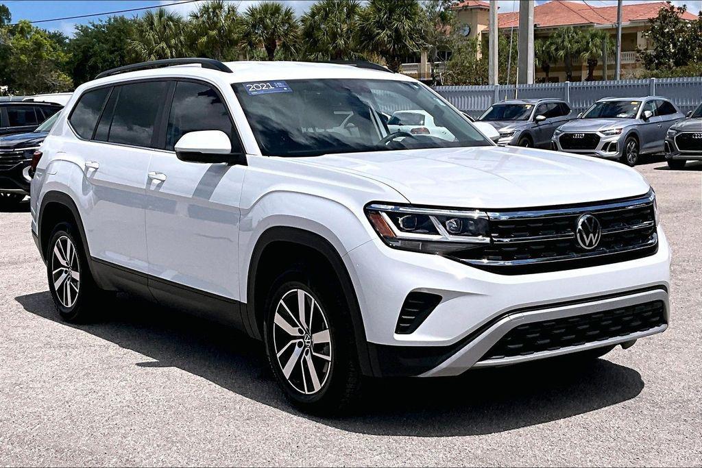 used 2021 Volkswagen Atlas car, priced at $20,999