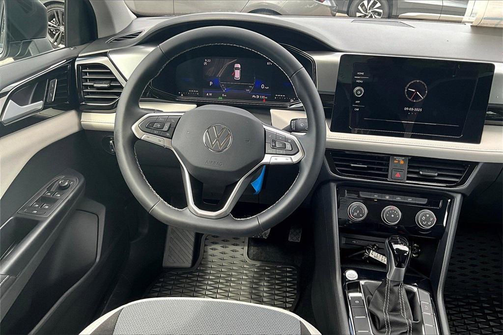 new 2025 Volkswagen Taos car, priced at $22,544