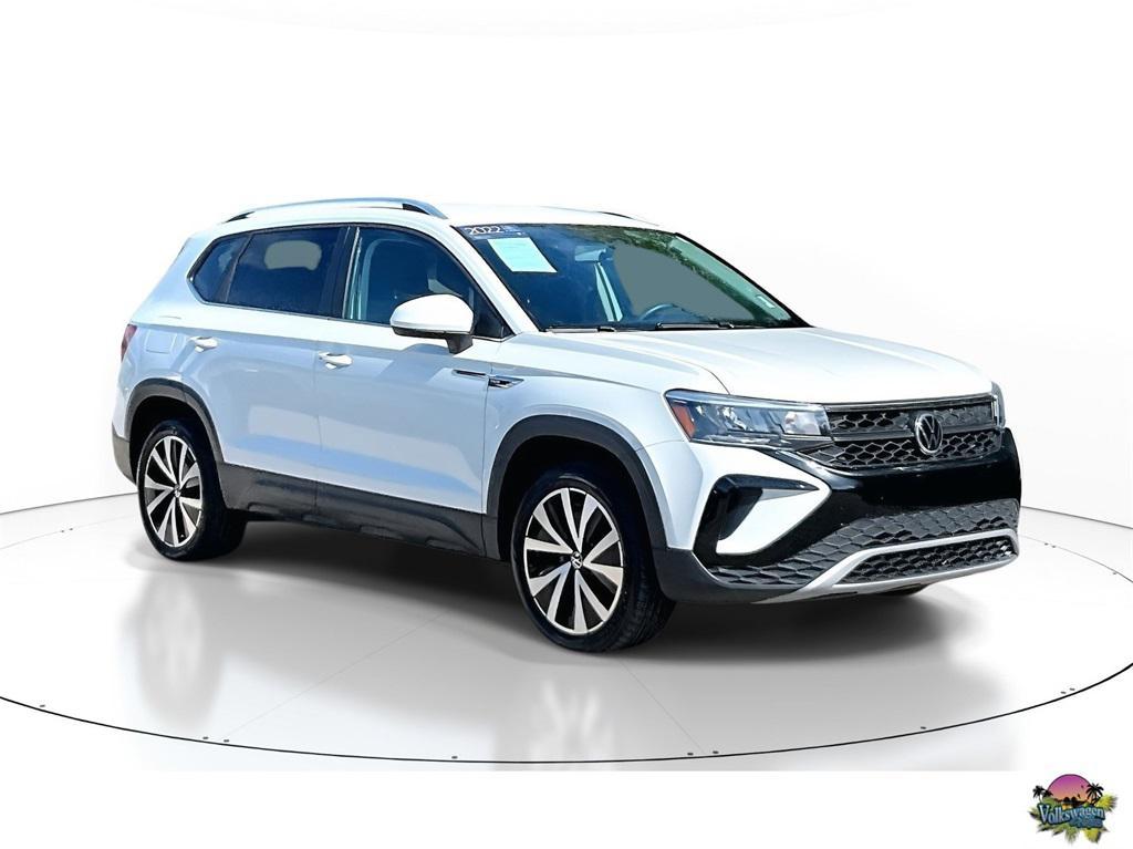 used 2022 Volkswagen Taos car, priced at $18,500