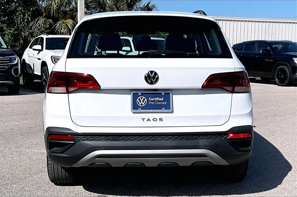 used 2022 Volkswagen Taos car, priced at $17,450