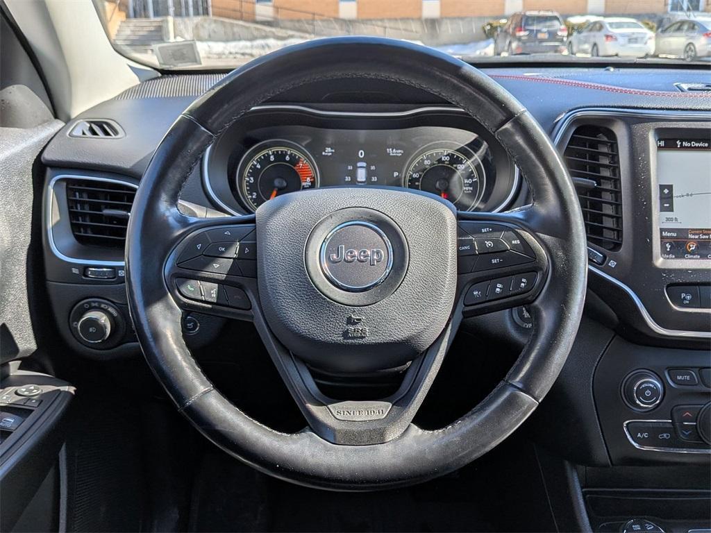 used 2021 Jeep Cherokee car, priced at $21,355