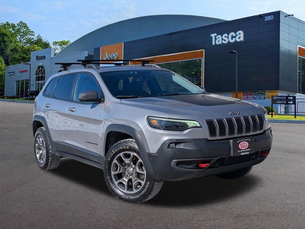 used 2021 Jeep Cherokee car, priced at $21,380
