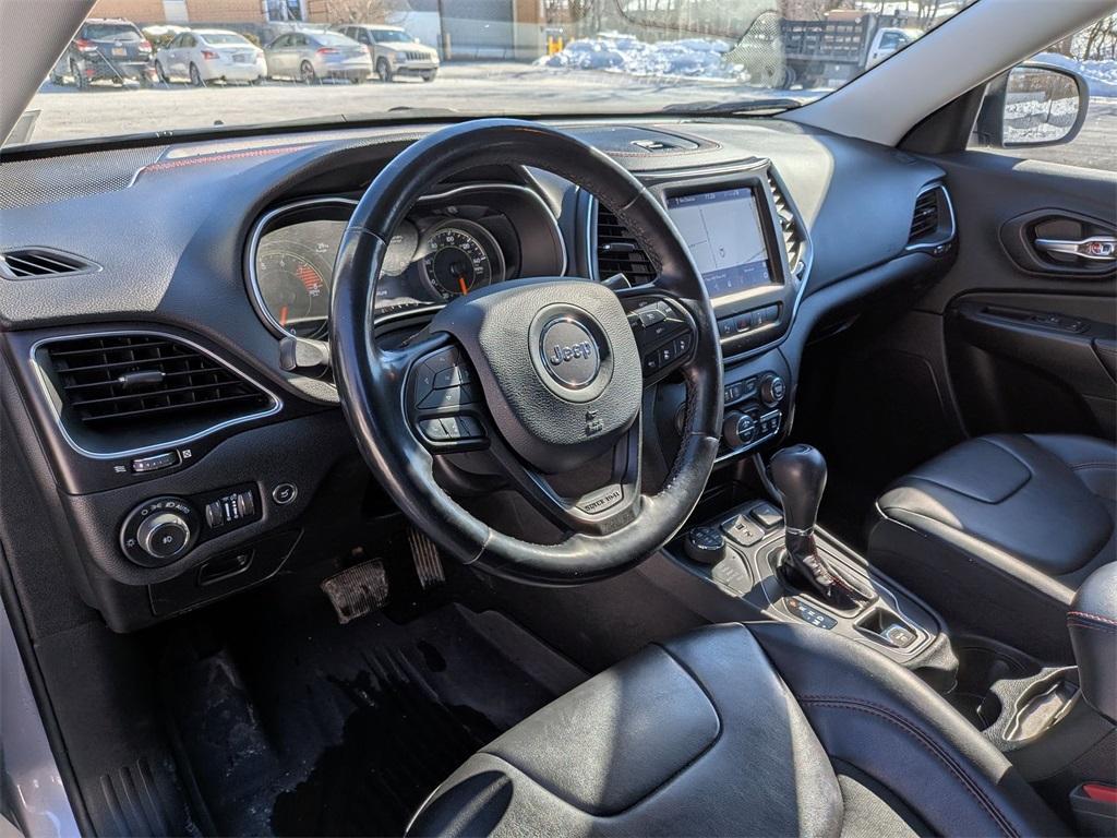 used 2021 Jeep Cherokee car, priced at $21,355