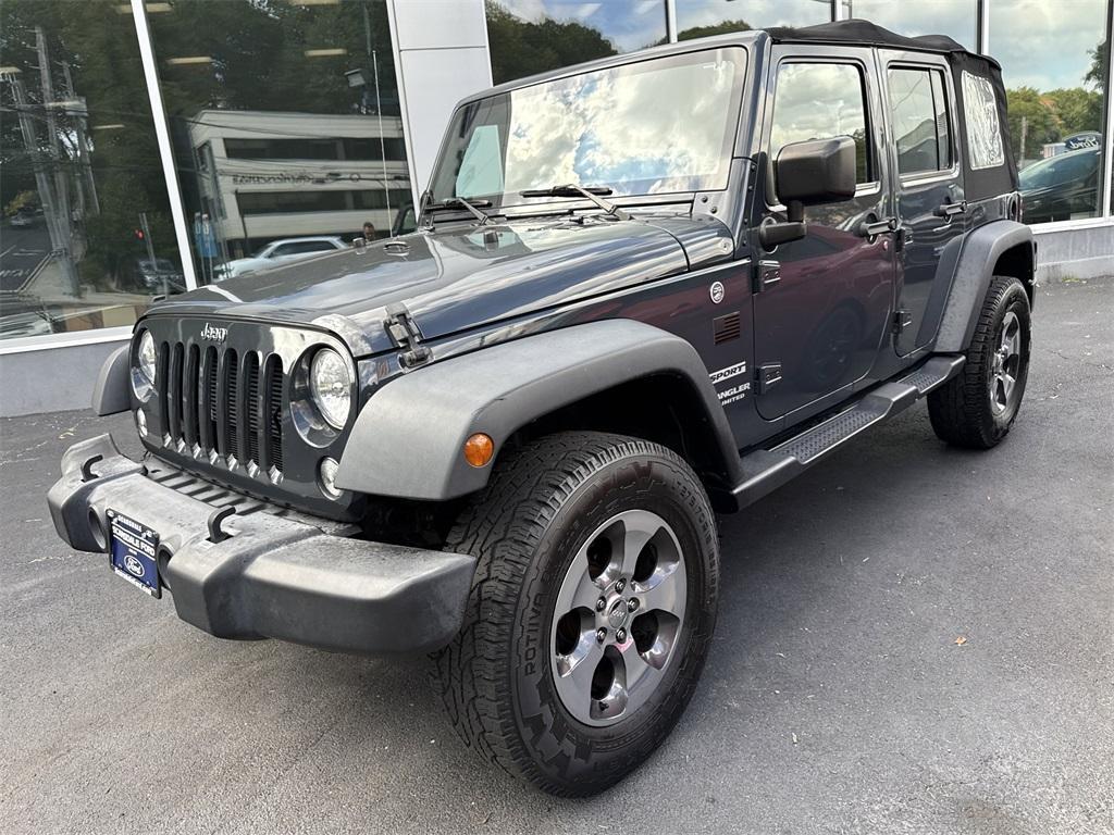 used 2017 Jeep Wrangler Unlimited car, priced at $22,200