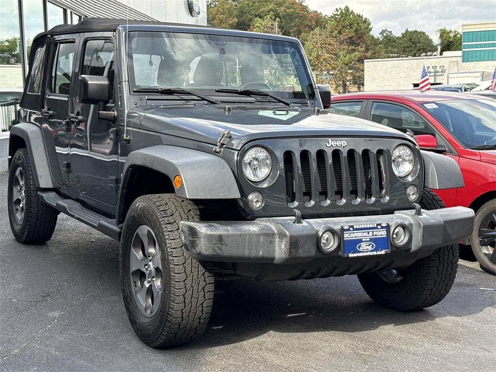 used 2017 Jeep Wrangler Unlimited car, priced at $22,200