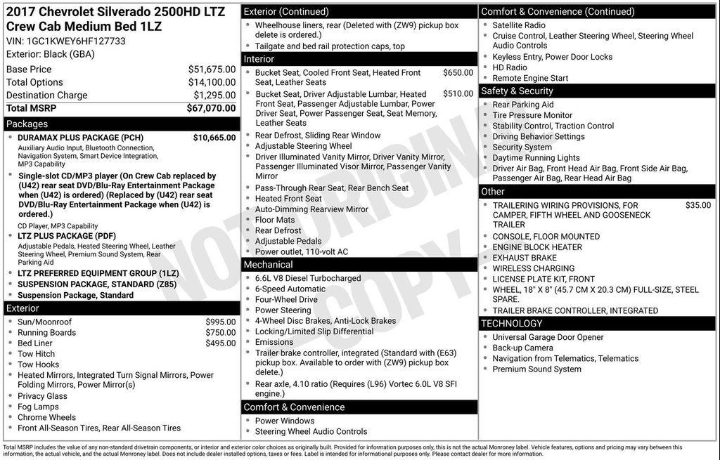 used 2017 Chevrolet Silverado 2500 car, priced at $41,988