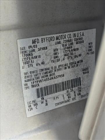 used 2004 Ford F-150 car, priced at $9,500