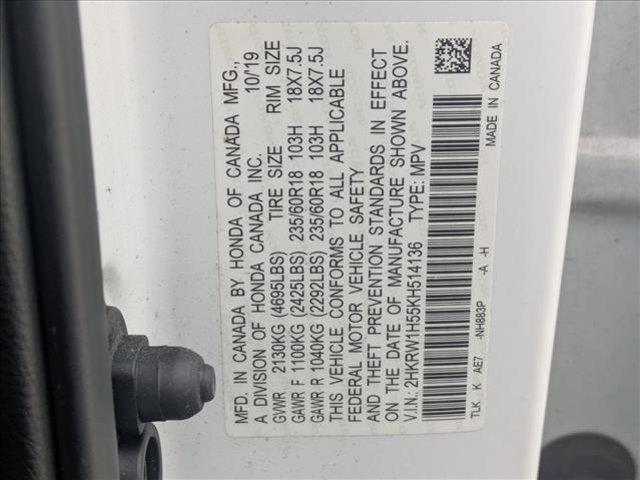 used 2019 Honda CR-V car, priced at $14,490