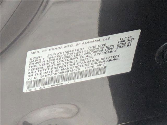 used 2019 Honda Pilot car, priced at $17,990