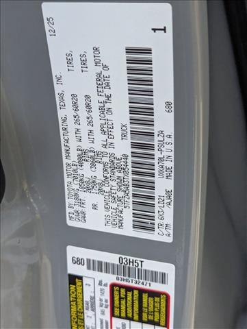 new 2026 Toyota Tundra car, priced at $62,526