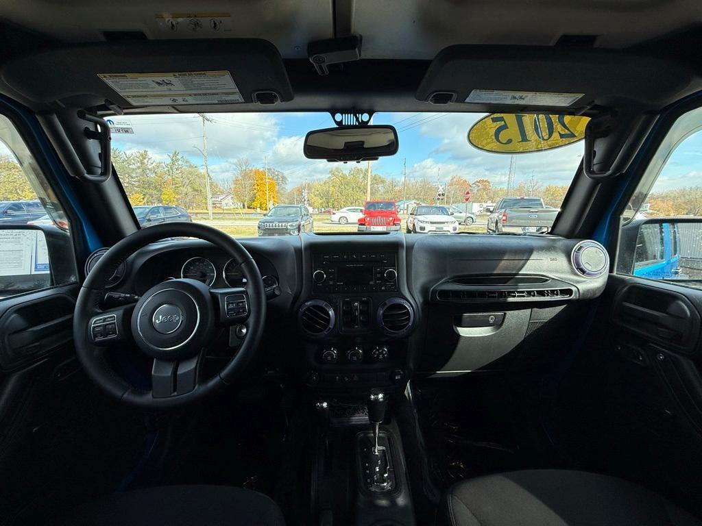 used 2015 Jeep Wrangler Unlimited car, priced at $14,554