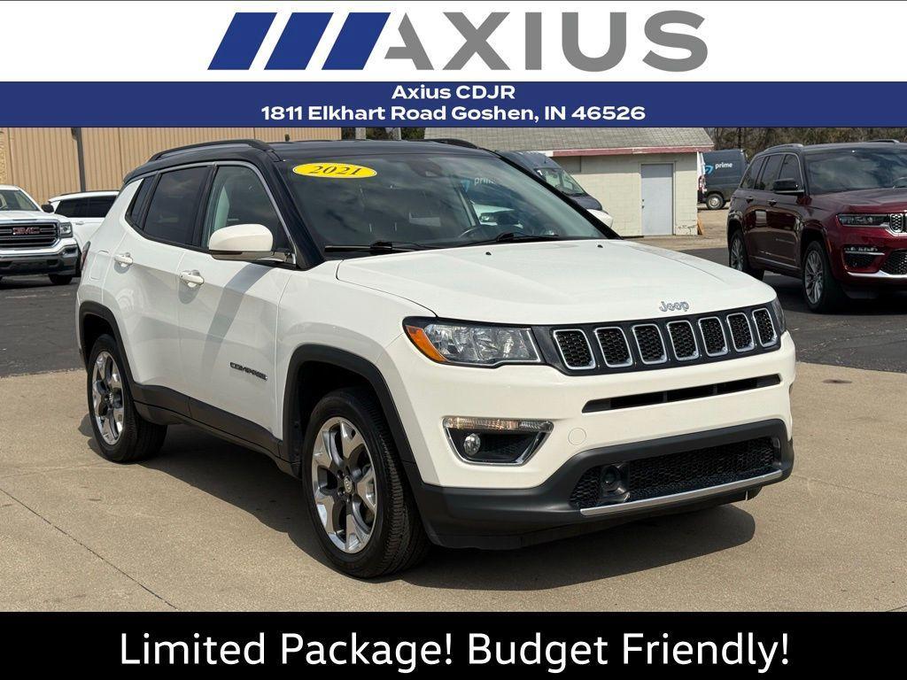 used 2021 Jeep Compass car, priced at $16,991