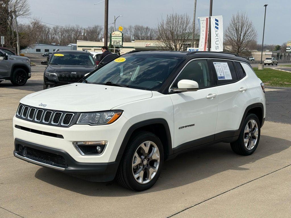 used 2021 Jeep Compass car, priced at $16,991