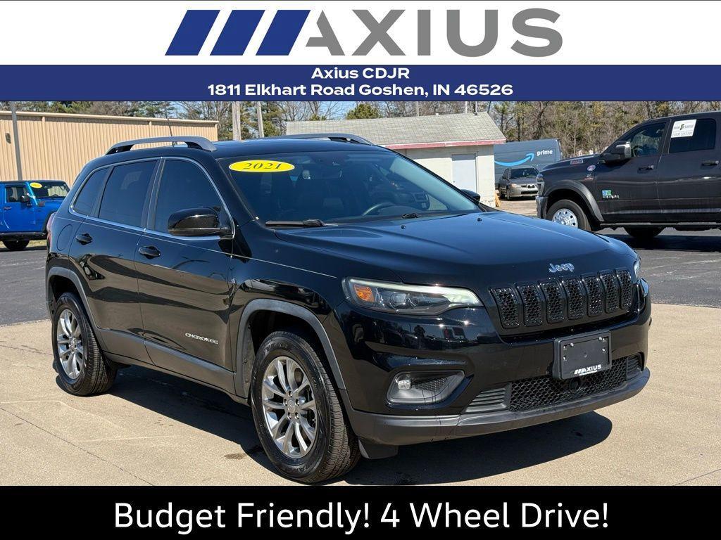 used 2021 Jeep Cherokee car, priced at $18,691