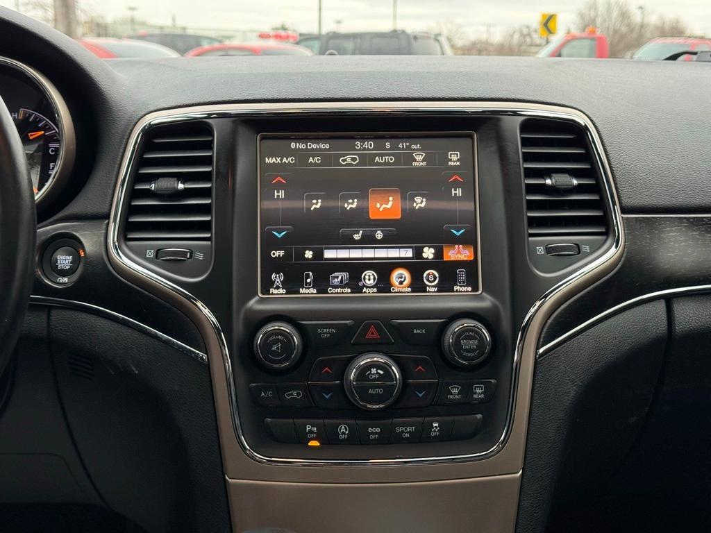 used 2017 Jeep Grand Cherokee car, priced at $8,724