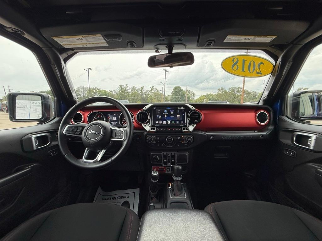 used 2018 Jeep Wrangler Unlimited car, priced at $23,602