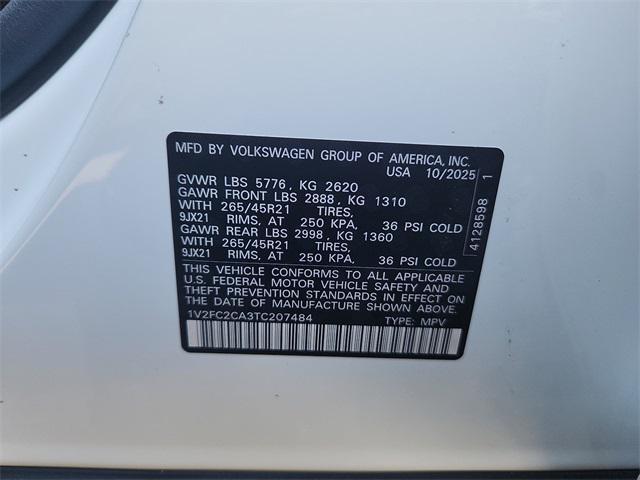 new 2026 Volkswagen Atlas Cross Sport car, priced at $53,748