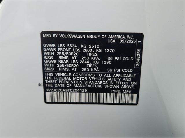 new 2026 Volkswagen Atlas Cross Sport car, priced at $45,801