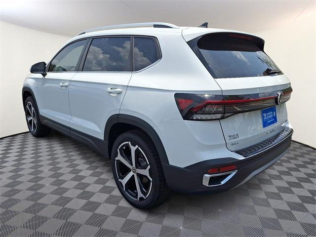 new 2025 Volkswagen Taos car, priced at $33,196
