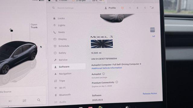 used 2025 Tesla Model 3 car, priced at $46,900