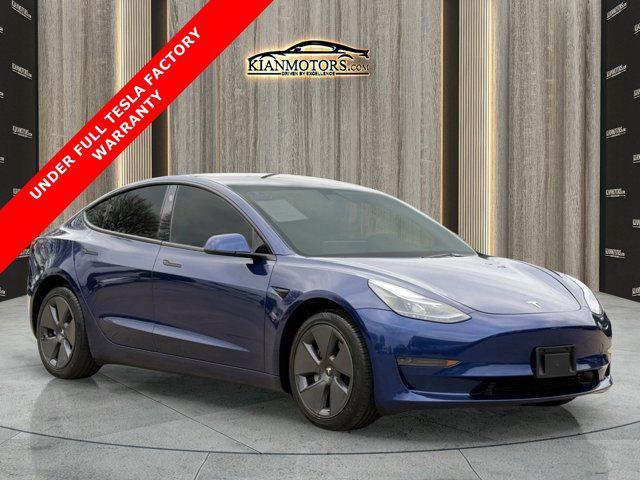 used 2023 Tesla Model 3 car, priced at $23,750