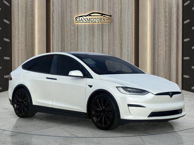 used 2022 Tesla Model X car, priced at $51,900