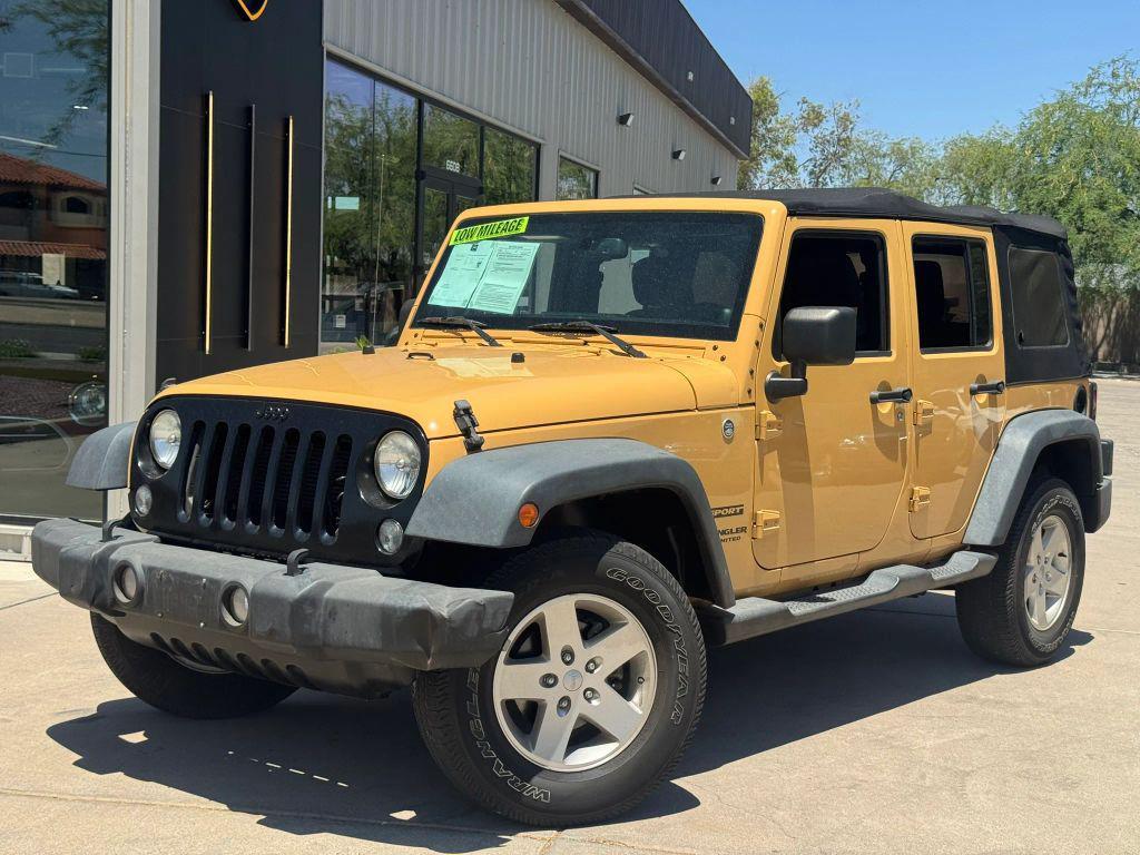 used 2014 Jeep Wrangler Unlimited car, priced at $15,495