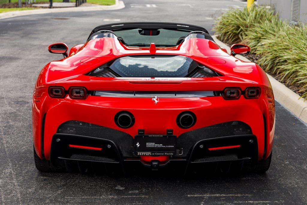 used 2022 Ferrari SF90 Spider car, priced at $549,895