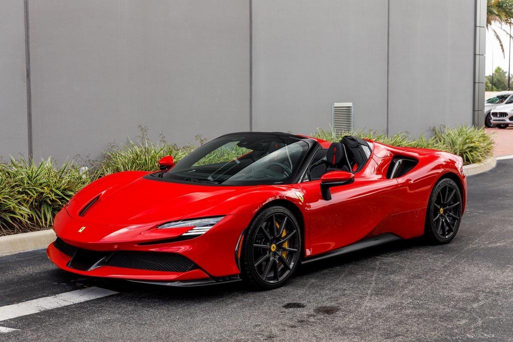 used 2022 Ferrari SF90 Spider car, priced at $549,895