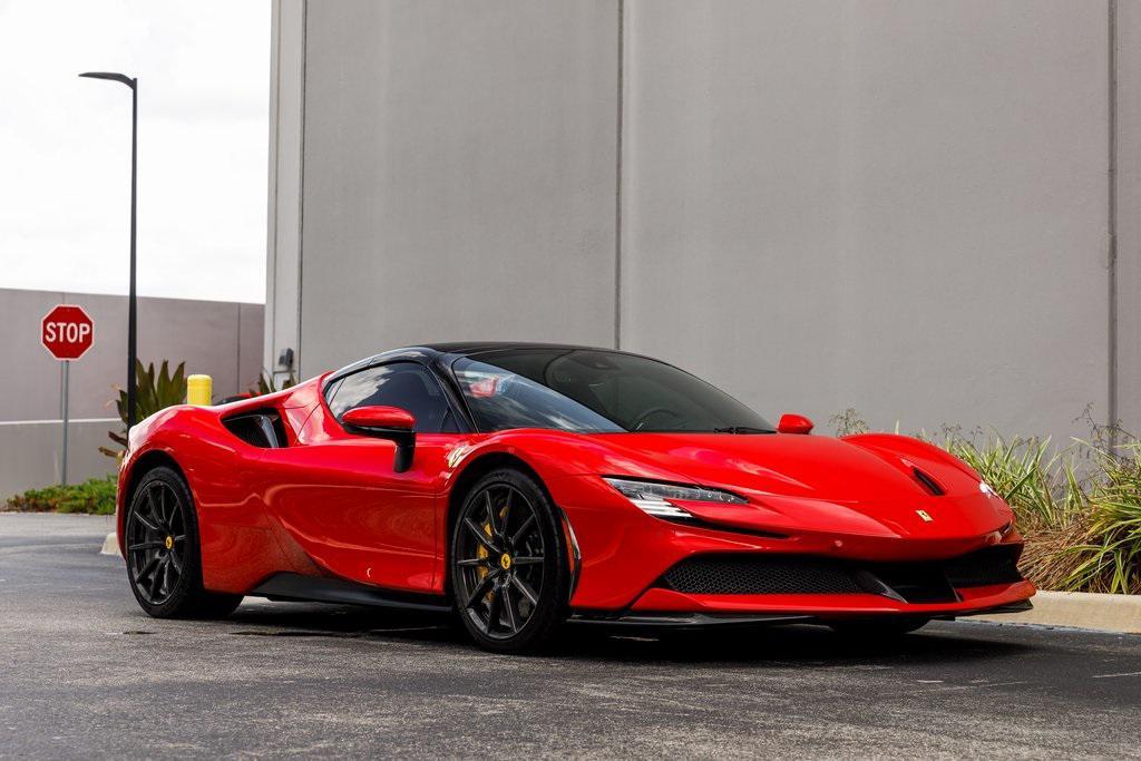 used 2022 Ferrari SF90 Spider car, priced at $549,895