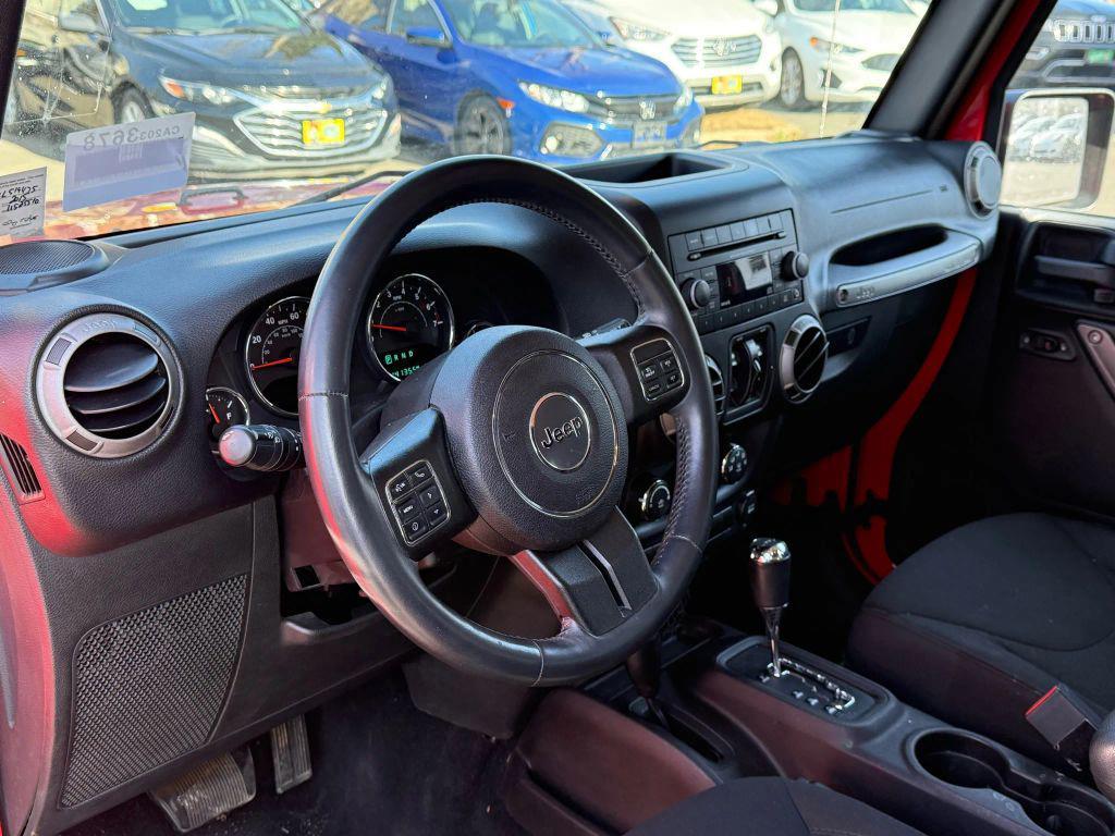 used 2015 Jeep Wrangler Unlimited car, priced at $14,500