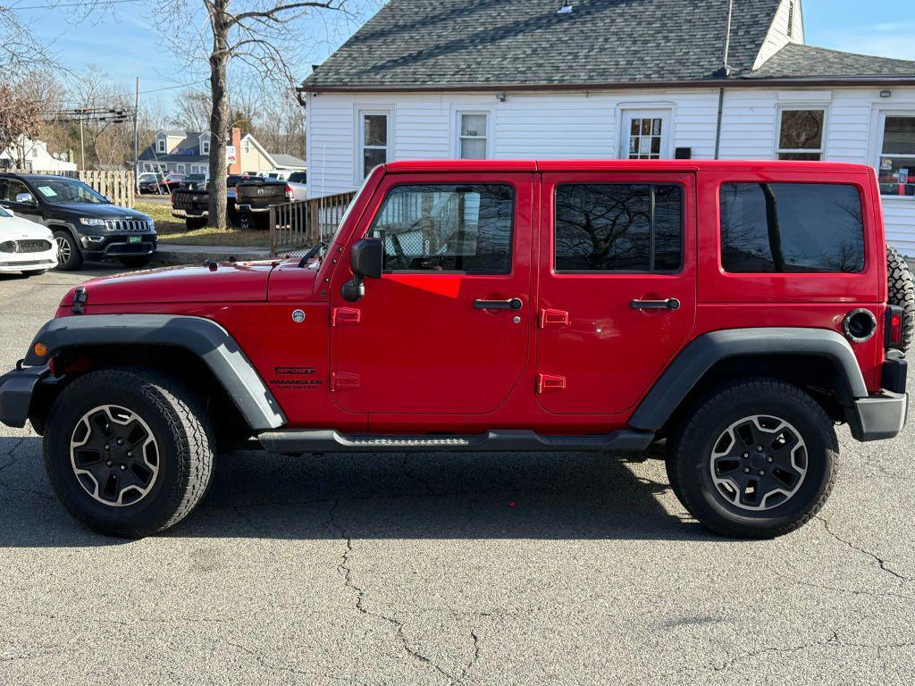 used 2015 Jeep Wrangler Unlimited car, priced at $14,500