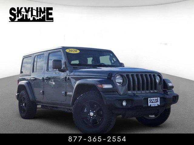 used 2020 Jeep Wrangler Unlimited car, priced at $22,153