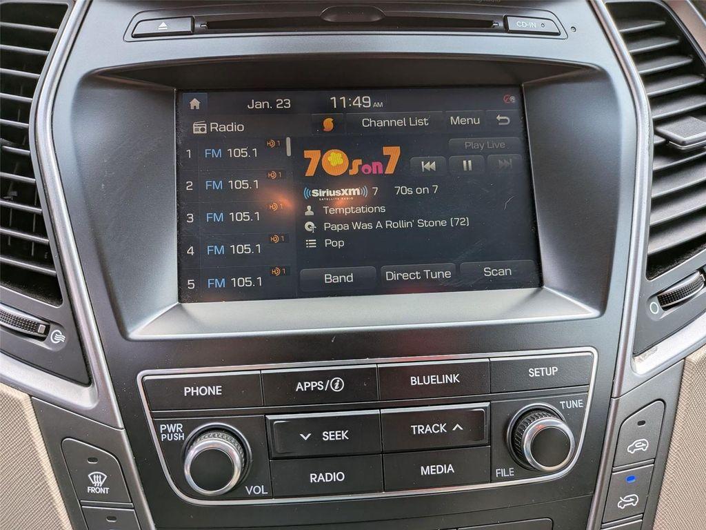 used 2017 Hyundai Santa Fe car, priced at $8,498