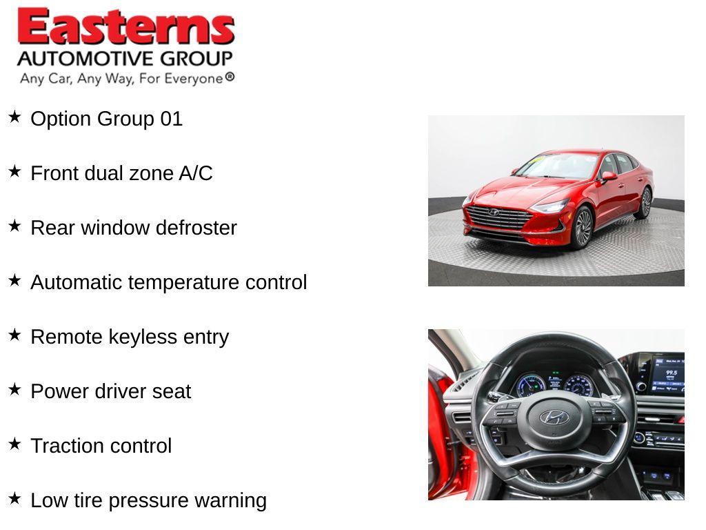 used 2020 Hyundai Sonata Hybrid car, priced at $18,250