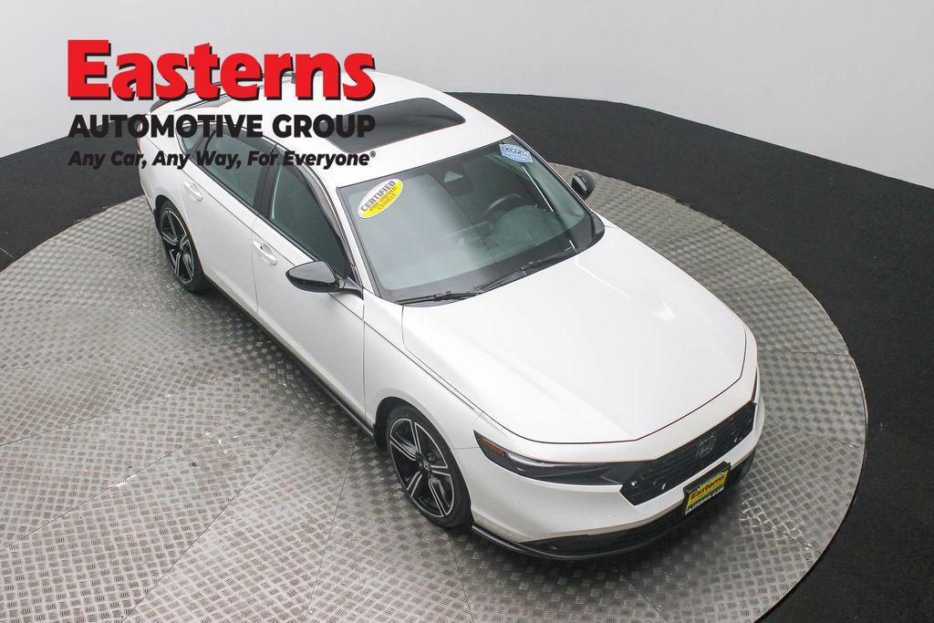 used 2024 Honda Accord Hybrid car, priced at $26,275
