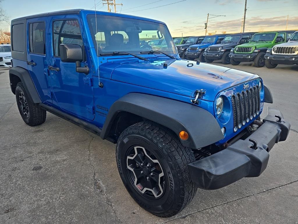 used 2016 Jeep Wrangler Unlimited car, priced at $15,688