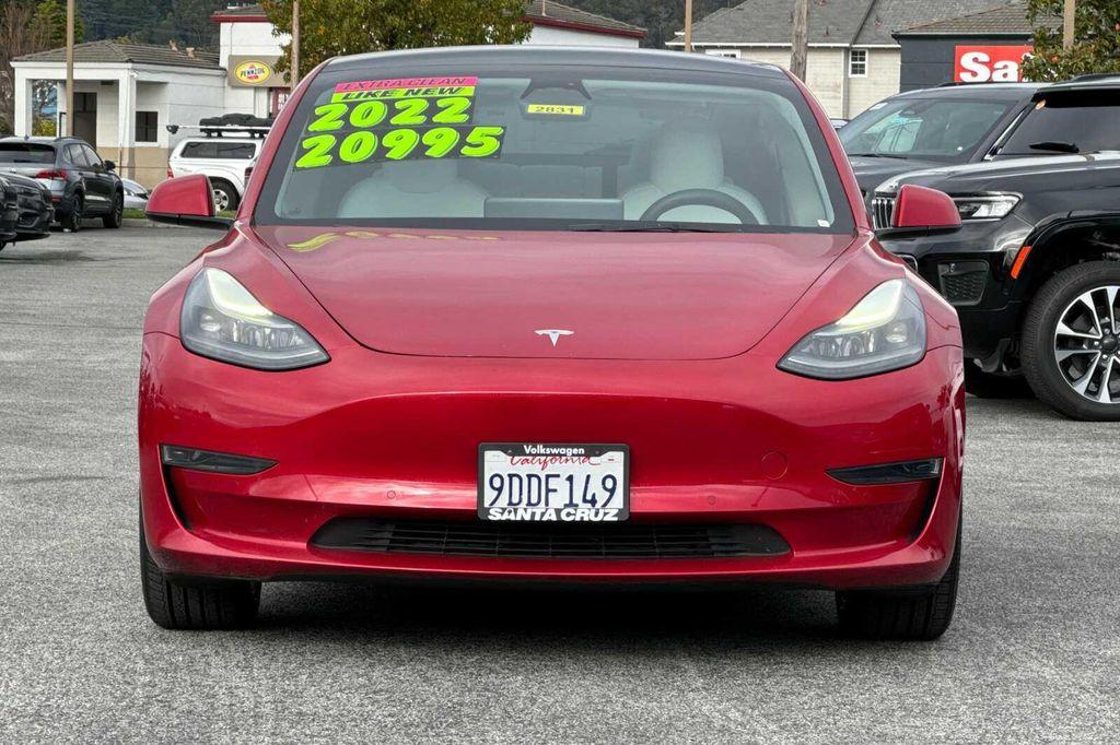 used 2022 Tesla Model 3 car, priced at $20,995