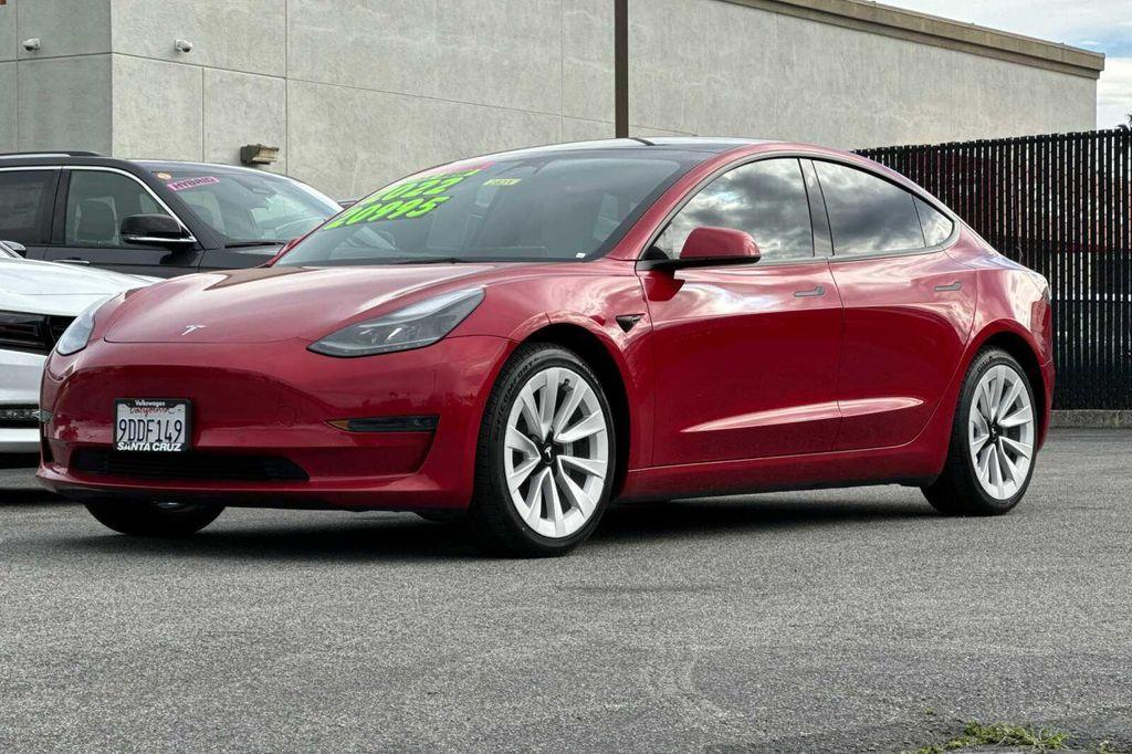 used 2022 Tesla Model 3 car, priced at $20,995