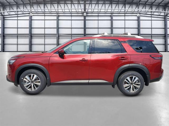 2025 Scarlet Ember Nissan Pathfinder